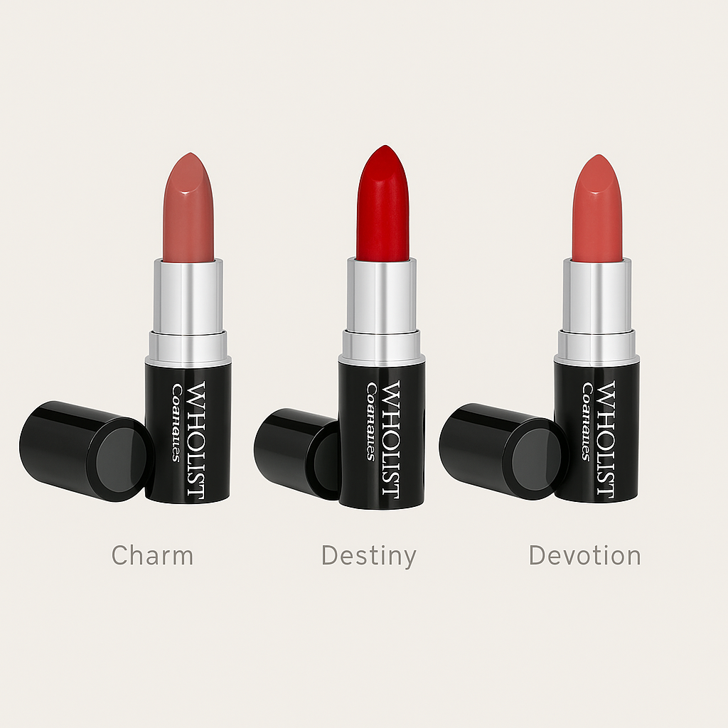 Enchanting Pink Lipstick Trio for Sultry Nights
