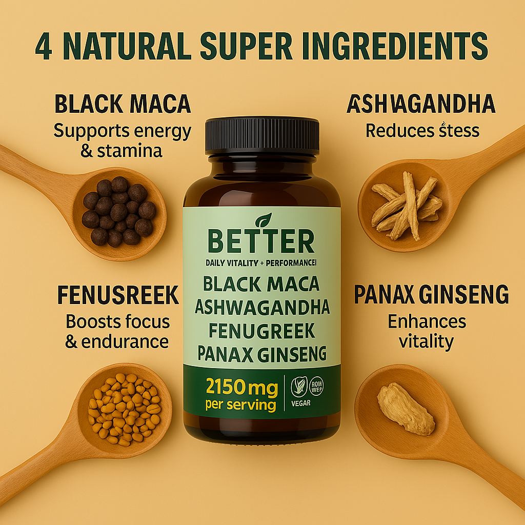 4-in-1 Black Maca+ Blend