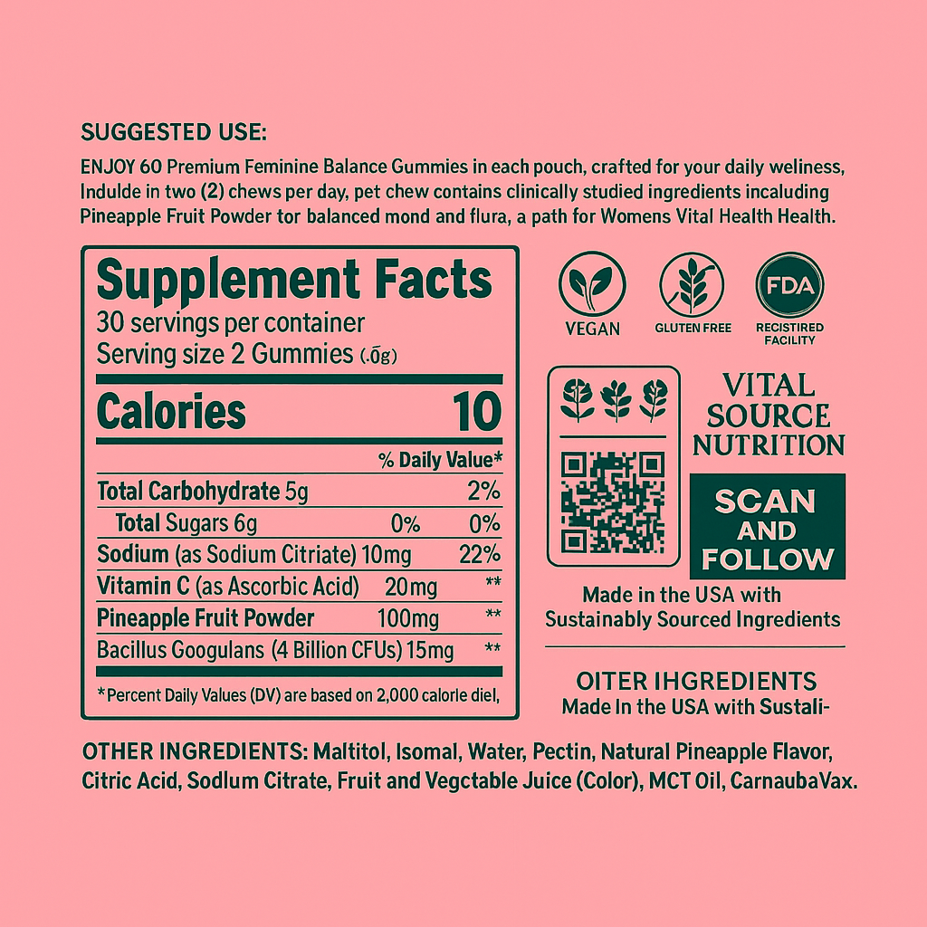 Feminine Balance Gummies