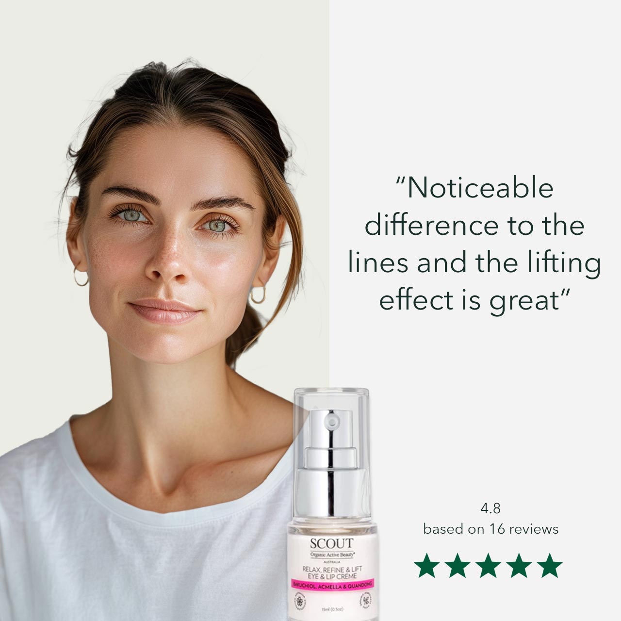 Relax + Refine + Lift Eye & Lip Crème With Bakuchiol, Acmella & Quandong