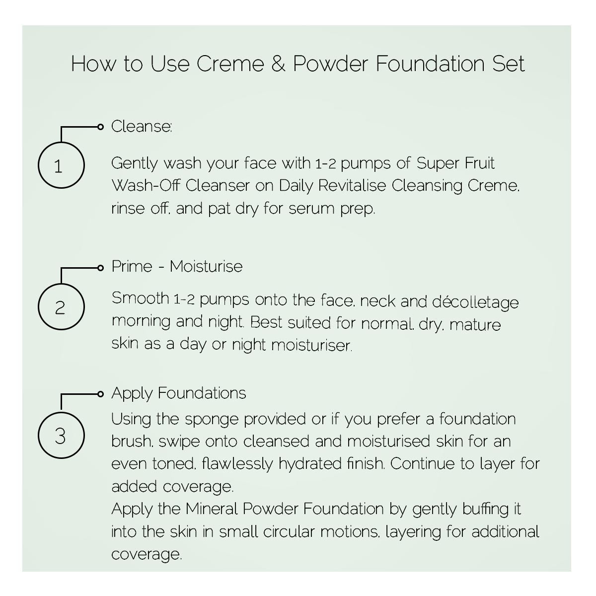 Luxurious Creme & Powder Foundation Duo for Radiant Dry & Normal Skin