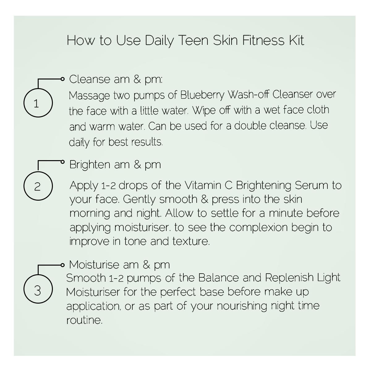 Daily Teen Skin Fitness Kit