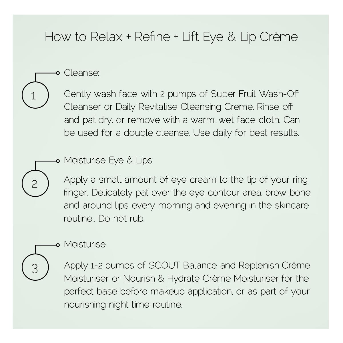 Relax + Refine + Lift Eye & Lip Crème With Bakuchiol, Acmella & Quandong