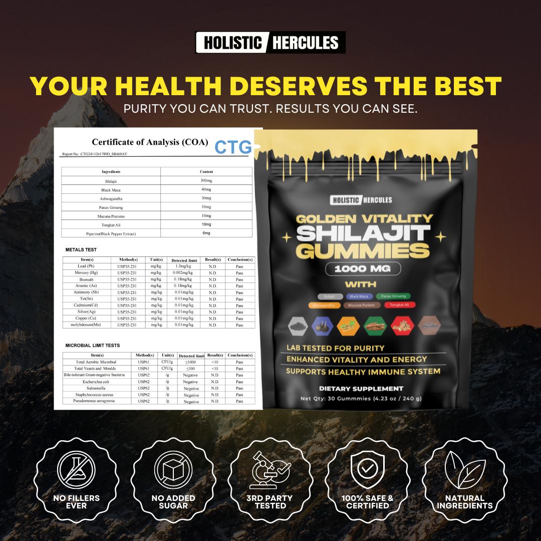 6 in 1 Shilajit Gummies