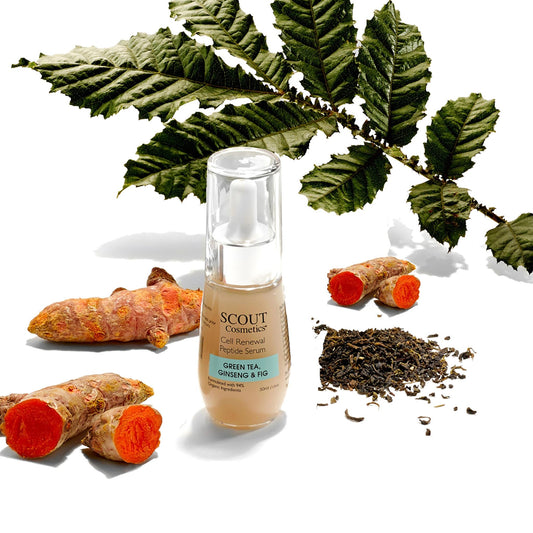 Cell Renewal Peptide Serum with Green Tea, Ginseng and Fig