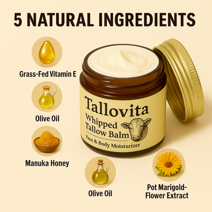 Tallovita – Whipped Tallow Honey Balm