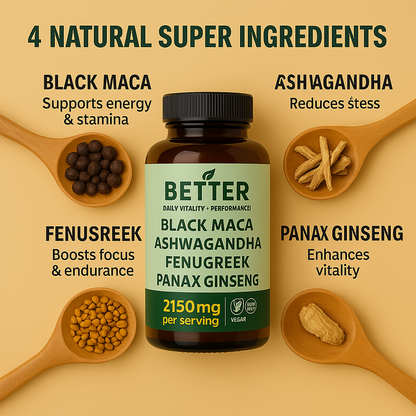 4-in-1 Black Maca+ Blend