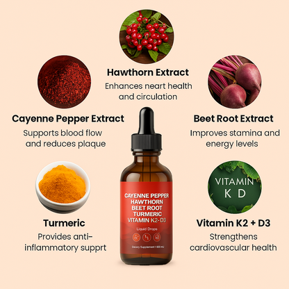 Cayenne pepper supplement liquid drops