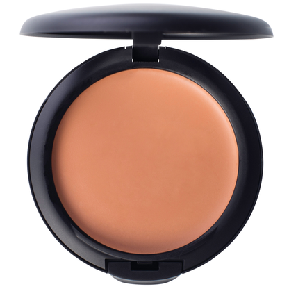 Luxurious Compact Foundation Enriched with Vitamin E, Nourishing Jojoba, and Moisturizing Shea Butter