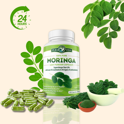 Moringa Leaf Powder Capsules