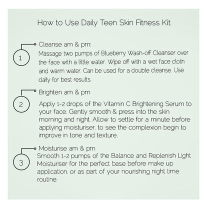 Daily Teen Skin Fitness Kit