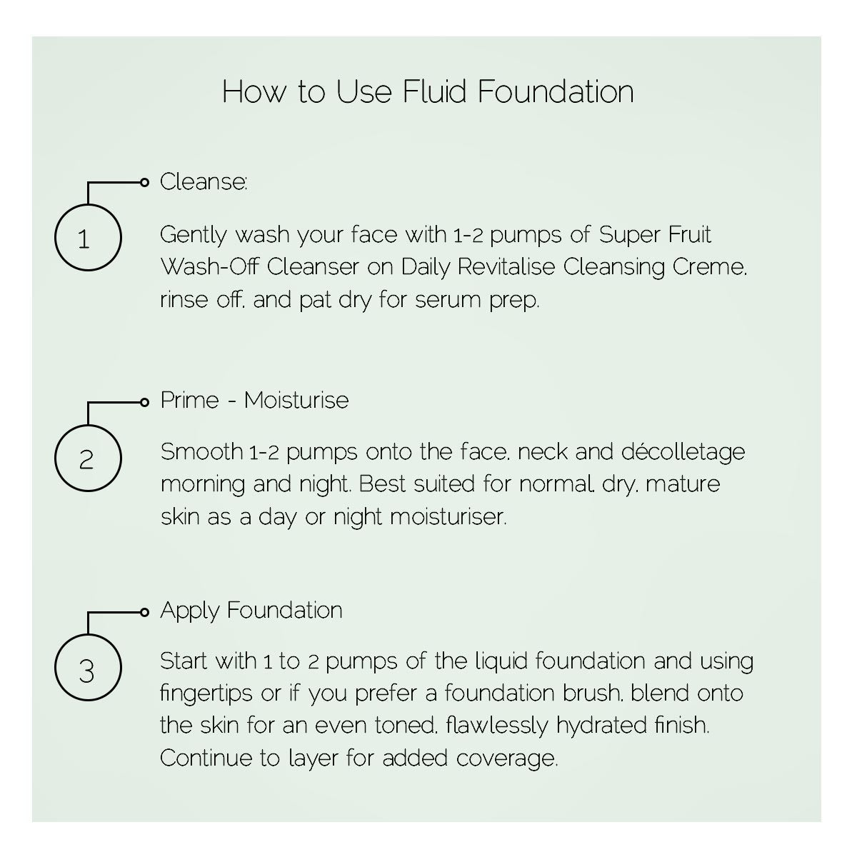 Radiant Organic Glow Fluid Foundation Infused with Rose & Grapefruit