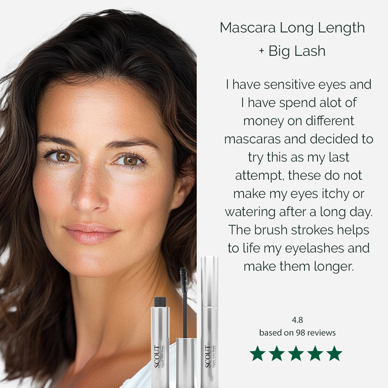 Voluminizing Black Mascara for Long, Luscious Lashes