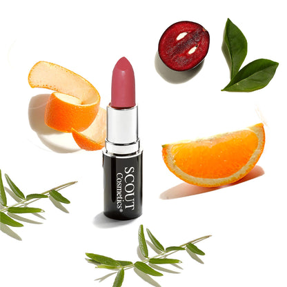 Luxurious Pure Colour Lipstick Infused with Camellia, Jojoba, Damask Rose, and Shea Butter