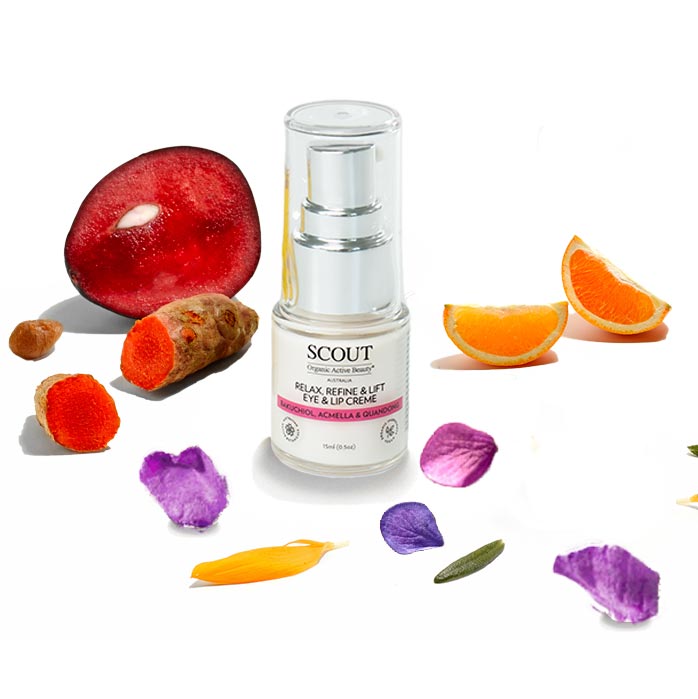 Relax + Refine + Lift Eye & Lip Crème With Bakuchiol, Acmella & Quandong