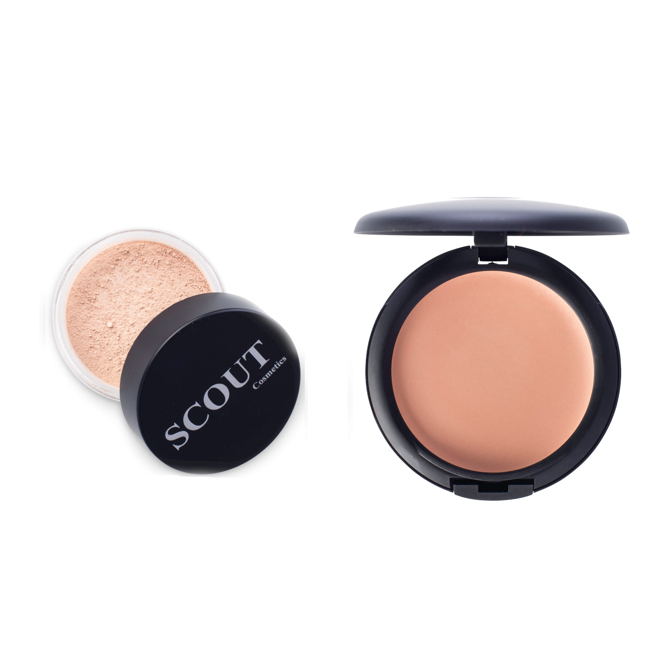 Luxurious Creme & Powder Foundation Duo for Radiant Dry & Normal Skin