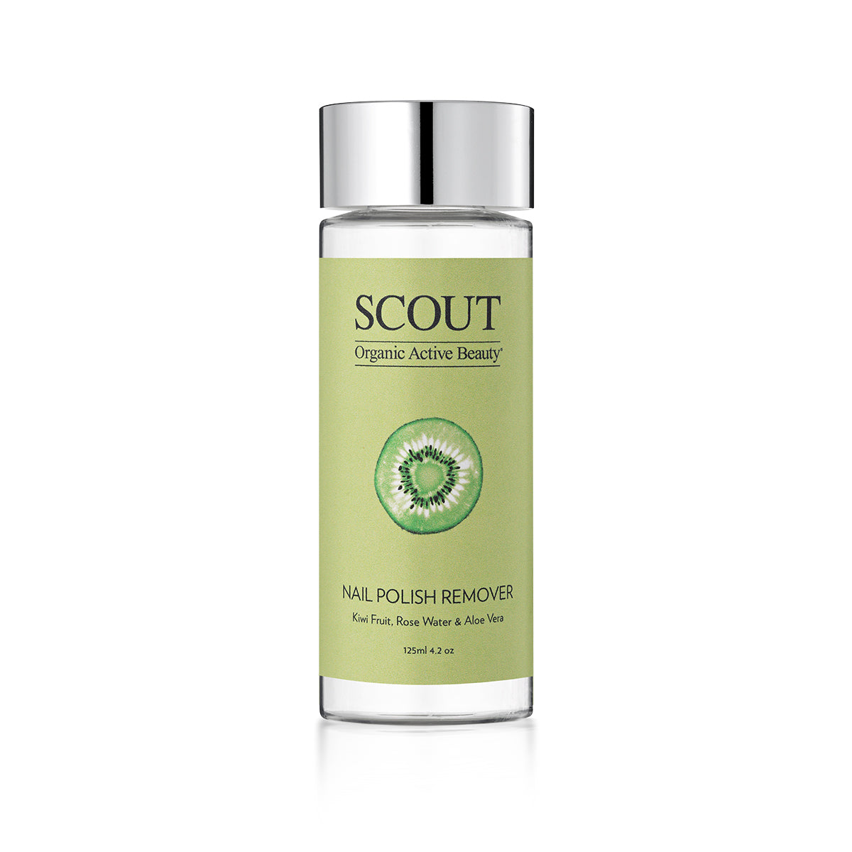 Revitalizing Nail Polish Remover with Kiwi, Rose Water & Soothing Aloe Vera