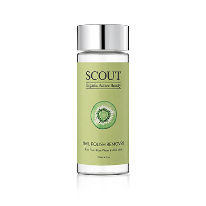 Revitalizing Nail Polish Remover with Kiwi, Rose Water & Soothing Aloe Vera