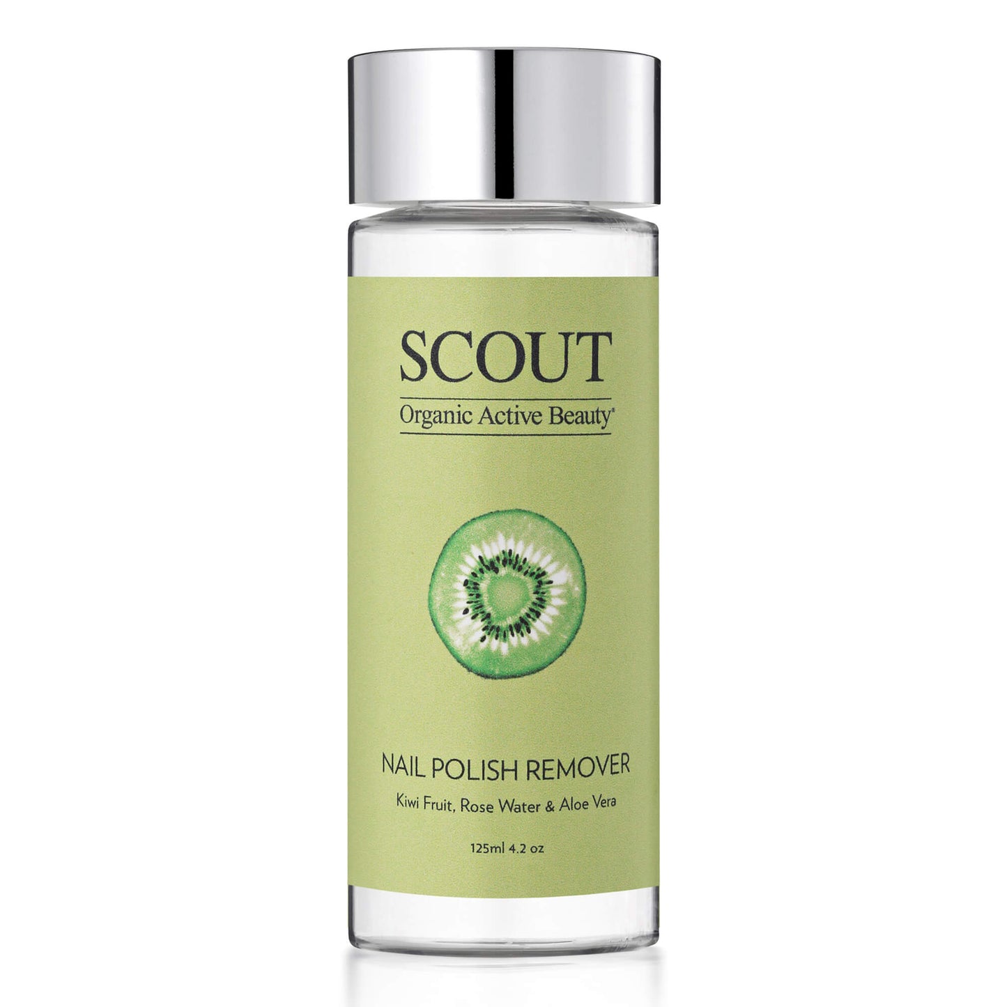 Revitalizing Nail Polish Remover with Kiwi, Rose Water & Soothing Aloe Vera