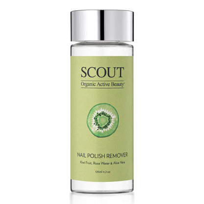 Revitalizing Nail Polish Remover with Kiwi, Rose Water & Soothing Aloe Vera