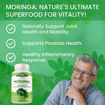 Moringa Leaf Powder Capsules