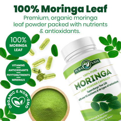 Moringa Leaf Powder Capsules
